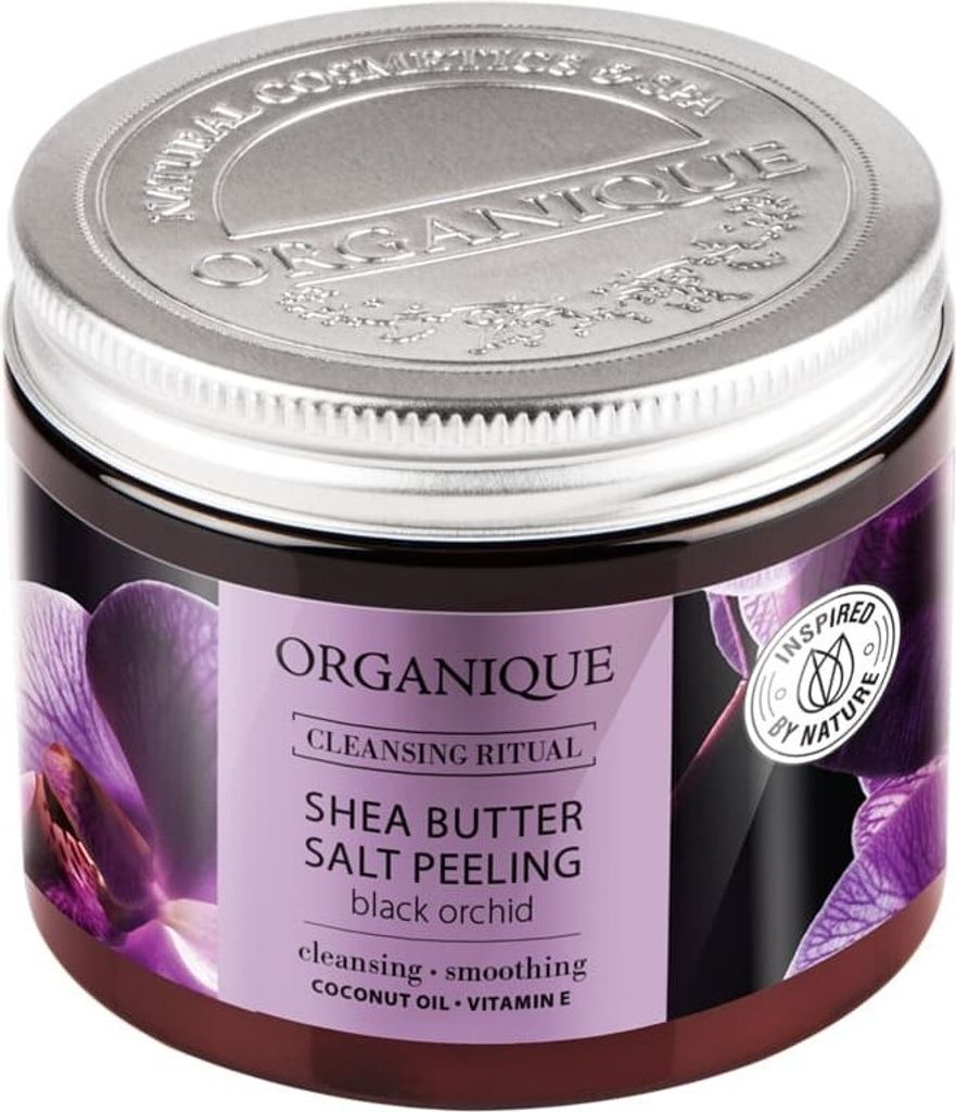 ORGANIQUE Schwarze Orchidee Salz-Körperpeeling 200g