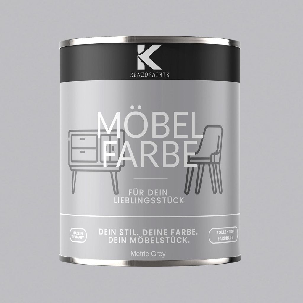 Kenzopaints 750ml Möbelfarbe Möbellack Buntlack Farbraum - Produktbild 
