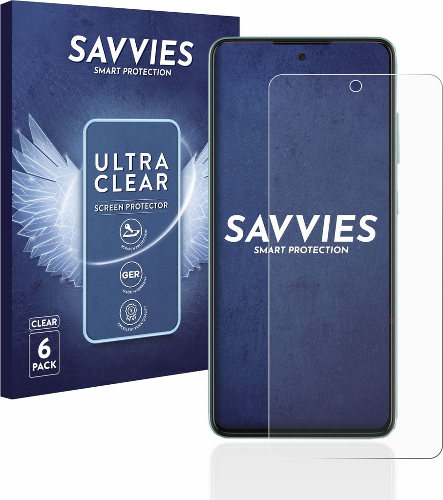 6x Für Samsung Galaxy A52 / 5G Schutzfolie Savvies Produktbild 