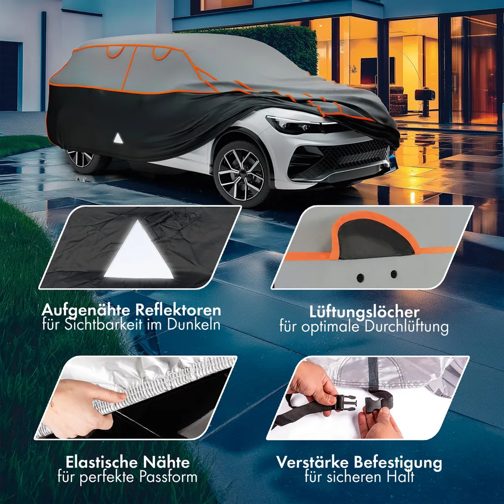 Bâche Voiture Anti-Grêle XXL 100% Polyester Renforcé Perma Protect - 14