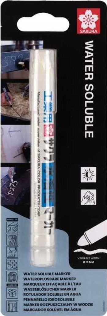Wasserlöslicher Marker Weiß, Sakura
