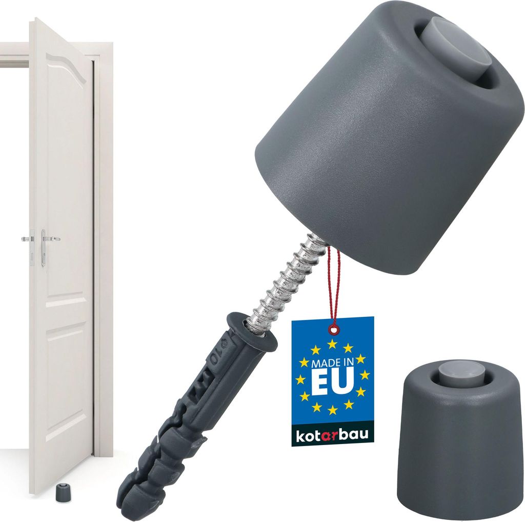 KOTARBAU® Fermaporta da avvitare a pavimento - 43 mm - Immagine del prodotto 