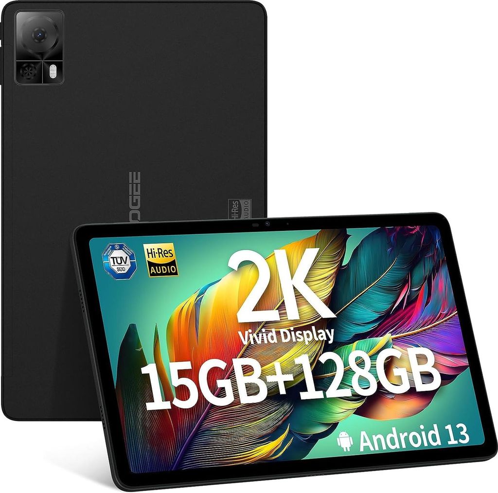 DOOGEE T20S Tablet 10.4 Zoll mit 8GB RAM und 128GB Speicher in Schwarz