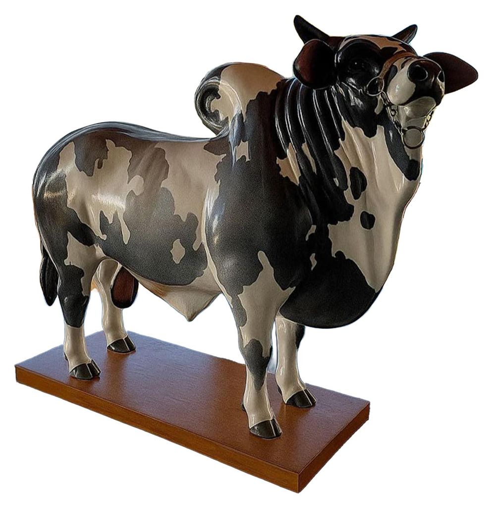 2L Bull Likörspender Wein Wodka Whisky Dekanter Brasilianischer Rindergetränkebehälter Flaschendekoration Heimküche Bar Accessoire A