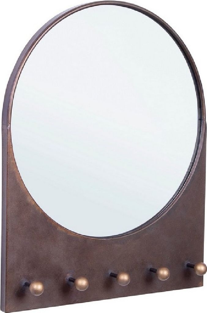 Spiegel Contours 60 x 10 x 75 cm Stahl Glas Braun