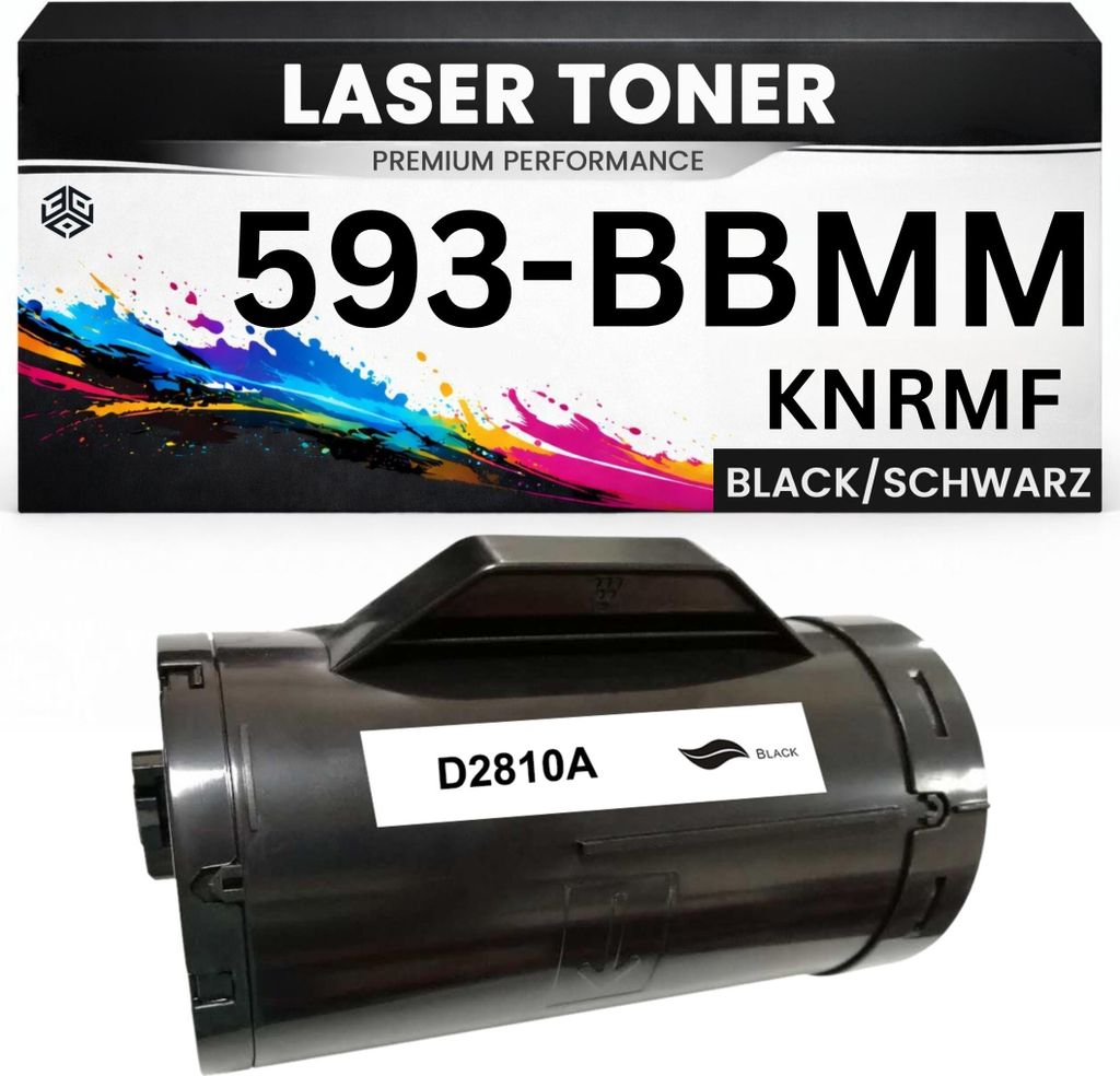 Toner kits kompatibel für Dell 593-BBMM / KNRMF S2810dn/H815dw/S2815dn in Schwarz