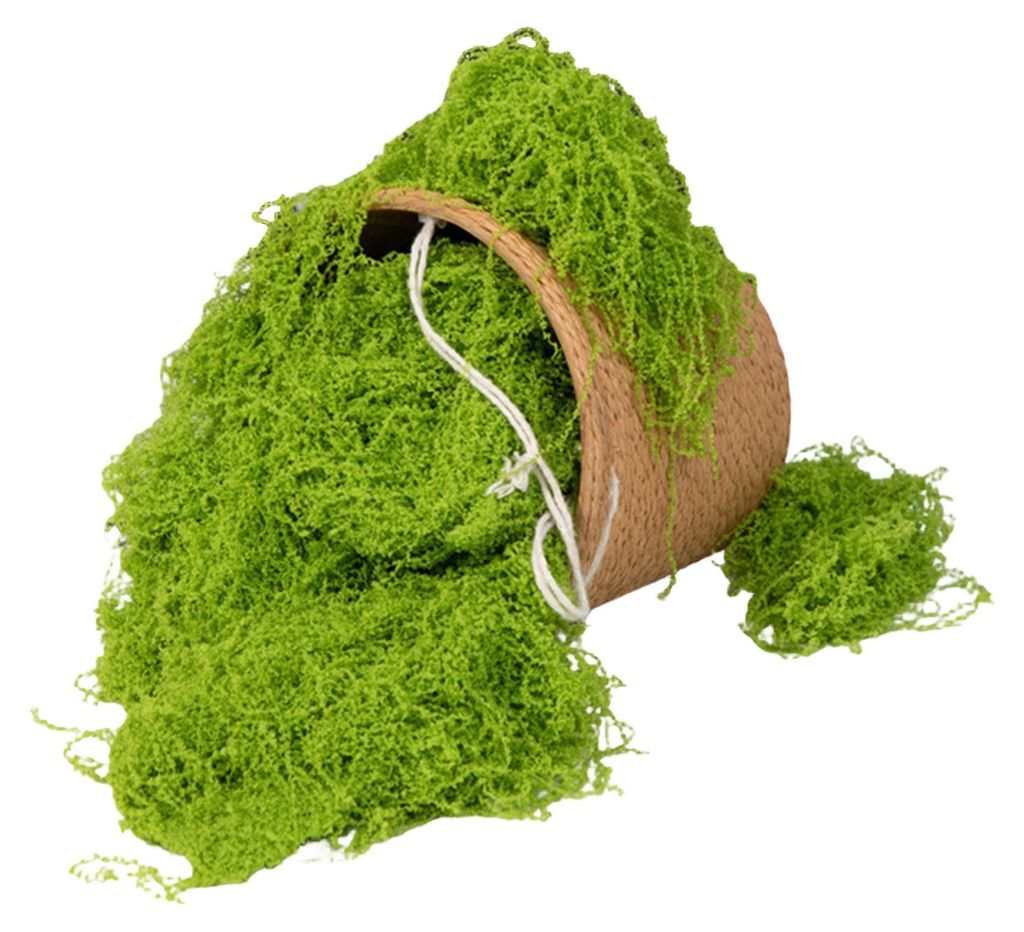 Künstliches Moos für Topfpflanzen, realistisch wirkendes grünes Moos für DIY-Bastelarbeiten, Terrarien, Feengärten, Tischdekorationen, Hochzei...