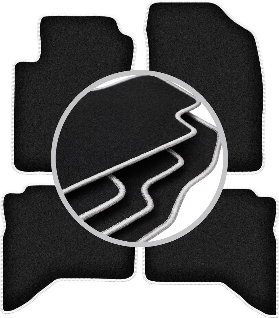 CARLUX-SILVER Autofußmatten für: Daihatsu Terios II SUV (2006-)