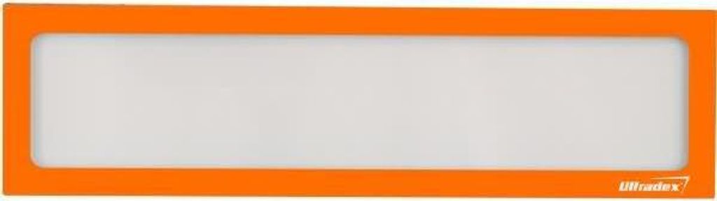 Infotasche magnetisch für Überschriften A4quer/A3hoch orange VE=5 Stück