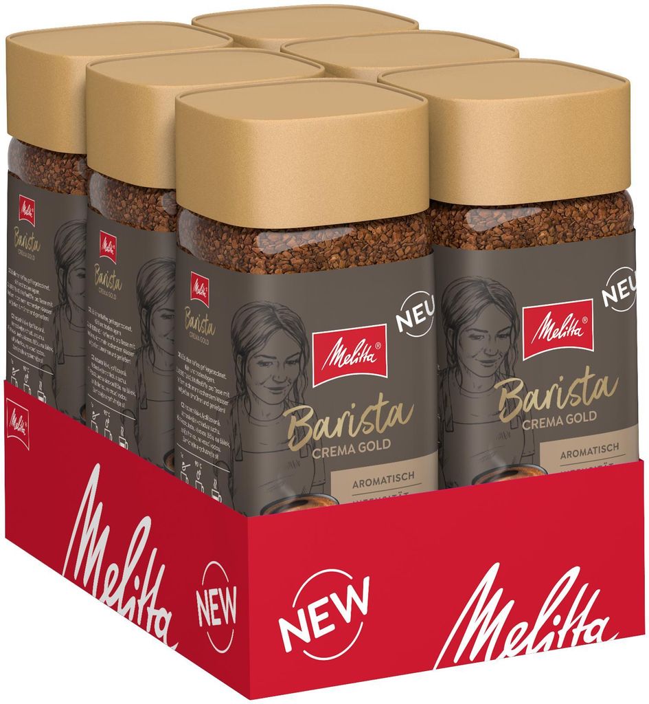 Melitta Barista Instant Kaffee Crema Gold, löslicher Produktbild 