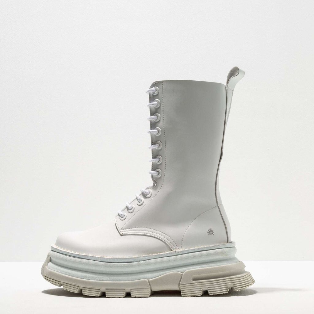 Art Stiefel Herren/Damen 1647 LEADER WHITE/ ART CORE 2 Farbe Weiß