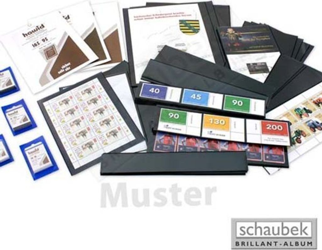 Schaubek 2024 schaufix-Folienhüllen 210 mm x 24 mm - glasklar (Packung per 25 Stück)