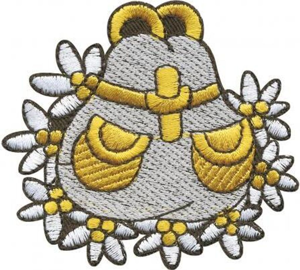Aufnäher Patches - Rucksack - 00054 Gr. ca. 7 x 6,5 cm