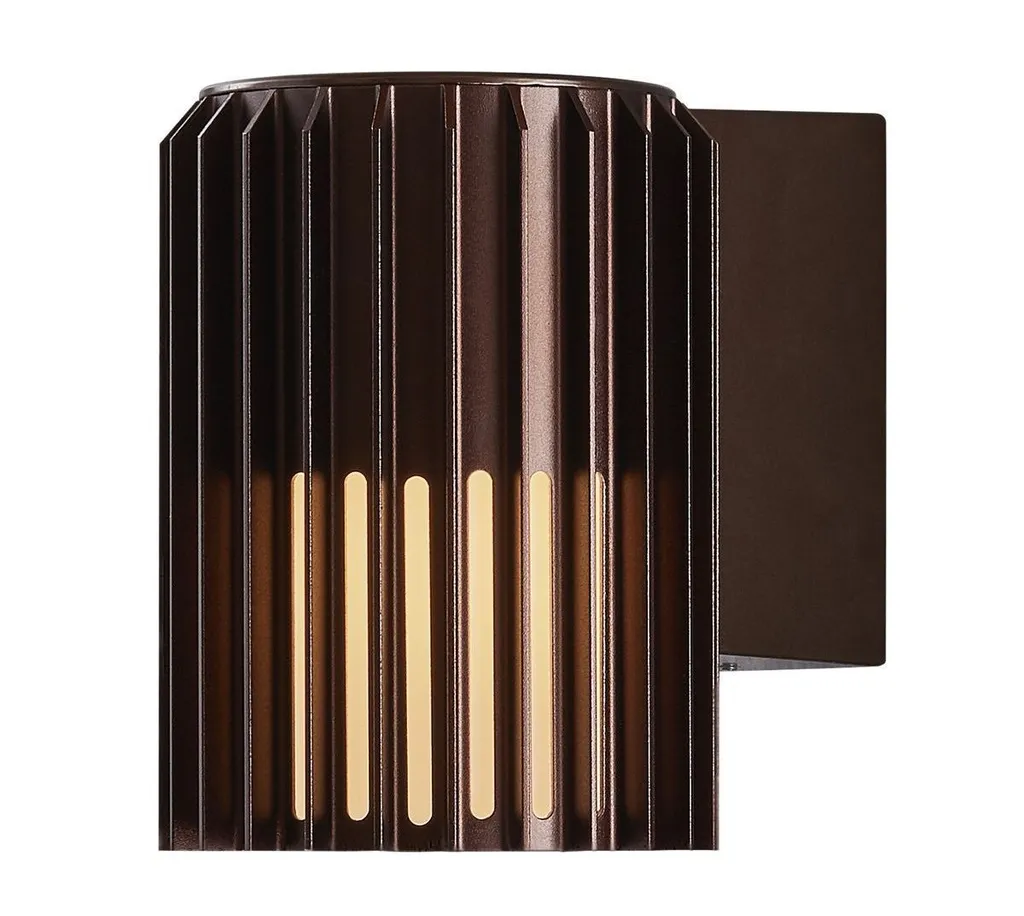 Applique Esterno Nordlux Aludra 16 Marrone E27 IP54 - Serie Seaside