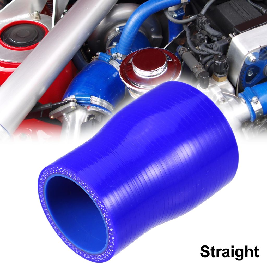 Auto Gerade Kupplung Silikon Schlauch 38-48mm 1.5"-1.9" Innendurchm. Blau