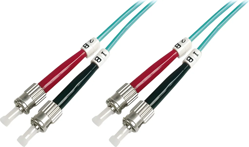 DIGITUS LWL Patchkabel ST -> ST 3.00m Multimode Duplex OM3