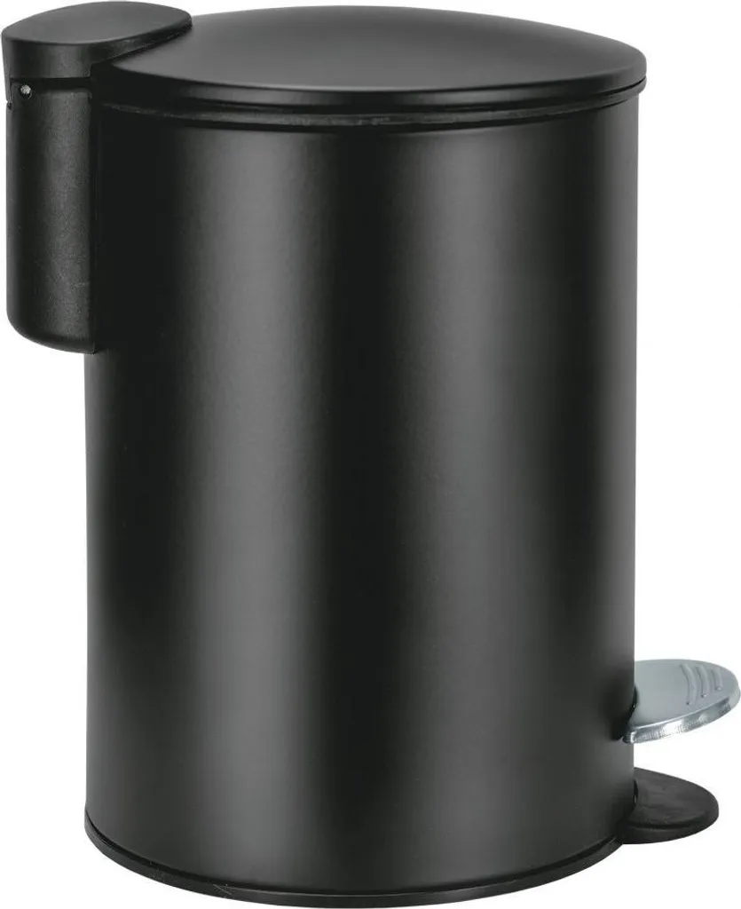 Petite poubelle noire pour salle de bain 3L - Seau cosmétique Kleine Wolke