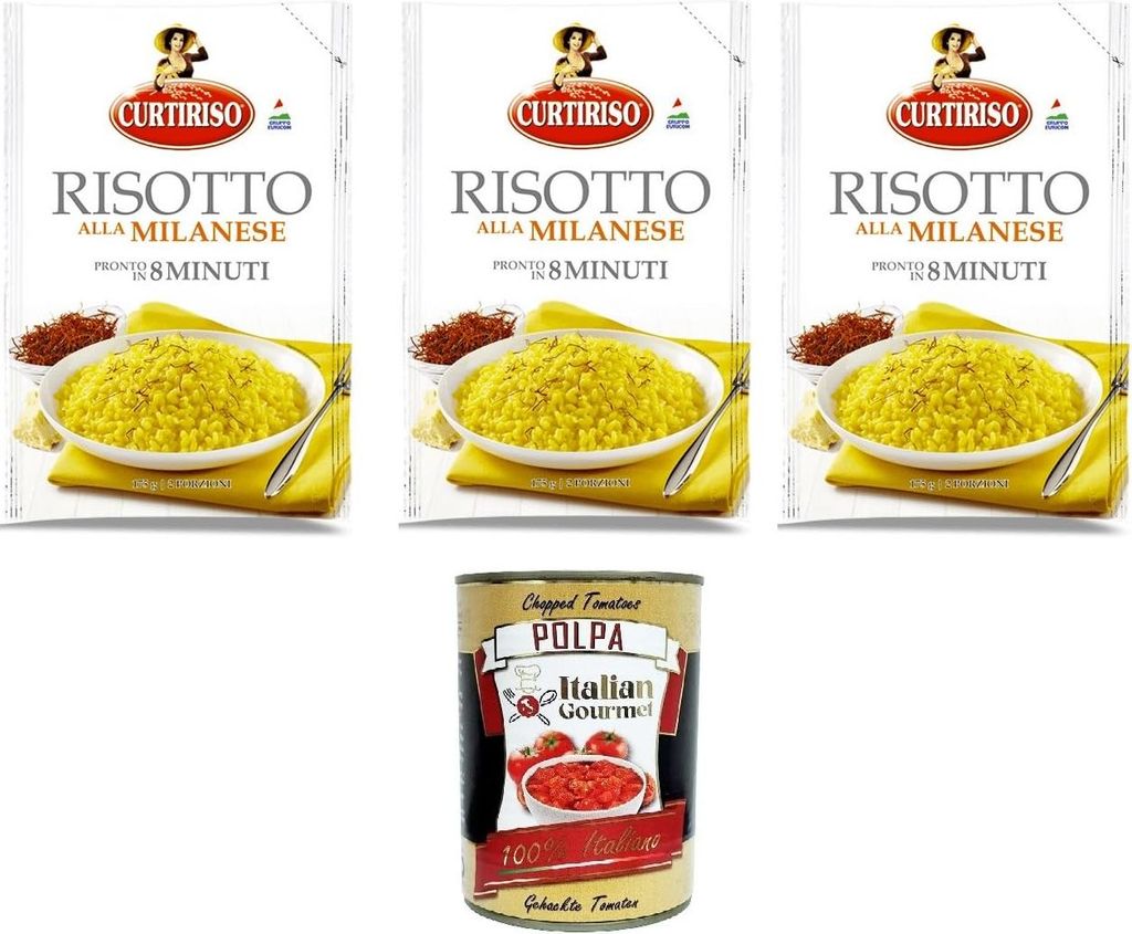 Curtiriso Risotto alla Milanese pronto in 8 minuti Risotto Produktbild 
