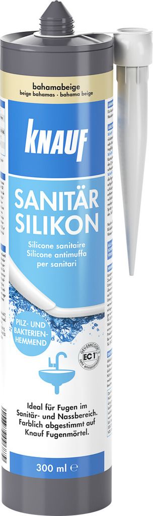 Knauf Sanitär Silikon bahamabeige 300 ml Produktbild 