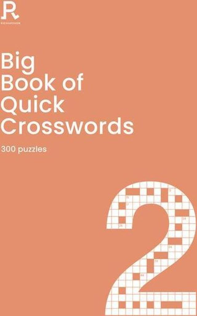 Big Book Of Quick Crosswords Book 2 – Lingua: Inglese