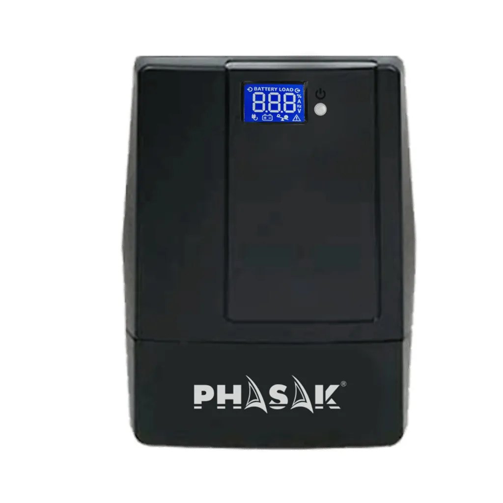 Protezione Totale UPS Phasak 1000VA LCD - 4 Outlets - Top Prezzo - 3