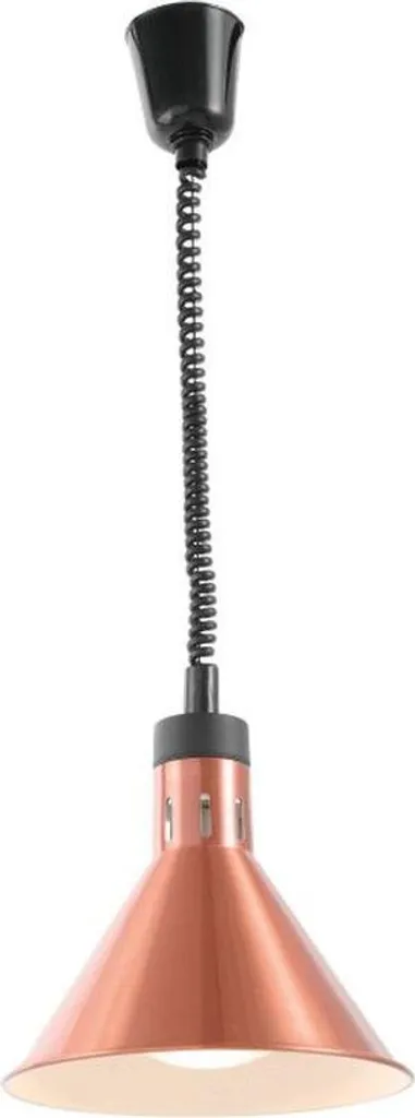 Garder les plats au chaud avec la lampe infrarouge KBS cuivre 230V