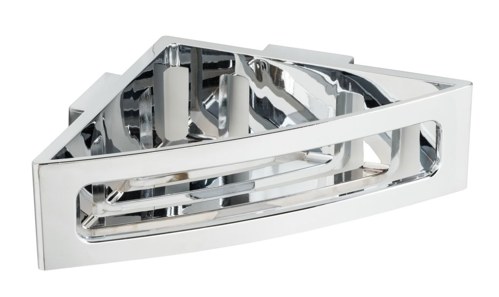 WENKO Eck Ablage Dusche Regal Badl Caddy Badewannen BRALIA Chrome ohne bohren