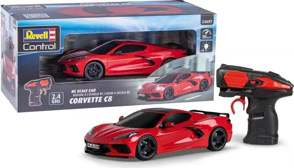 Voiture Télécommandée Corvette C8 Revell 1/24 - Jouet RC Performance - 10