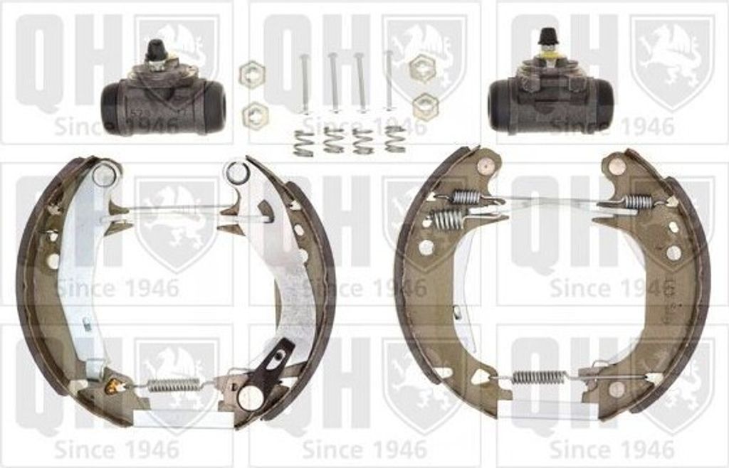 QUINTON HAZELL Bremsbackensatz Trommelbremse Hinten passend für PEUGEOT 106 II Schrägheck (1A, 1C) 180mm BS804K3