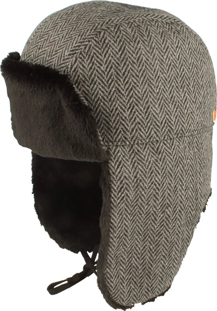 Berretto da Aviatore Mayser in Lana con Paraorecchie e Pelliccia