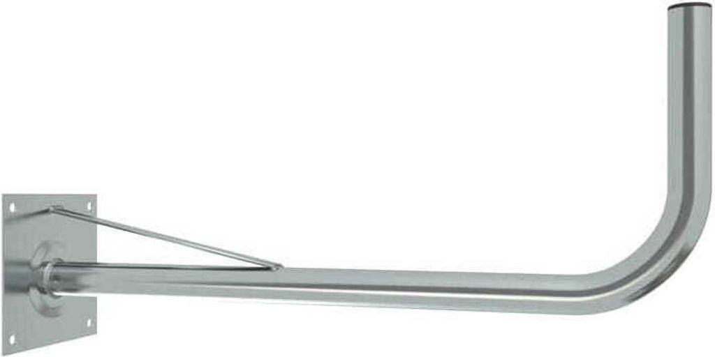 Vayox Supporto per antenna a parete | 70 cm | Argento Immagine del prodotto 