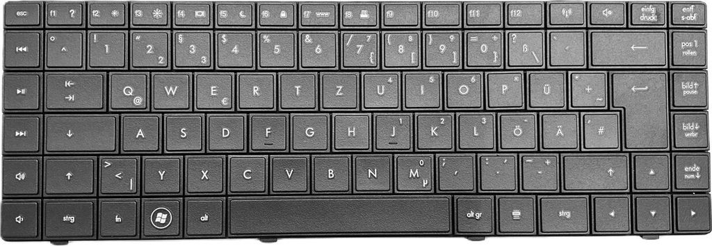 DEUTSCHE - Schwarz Tastatur Keyboard kompatibel für HP P/N: 606129-041