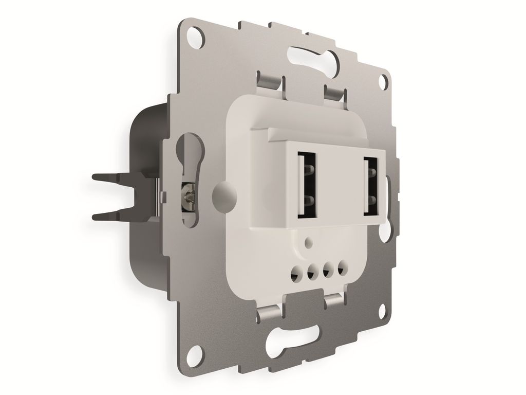 Smarterliving 2USB 1-fach Unterputz-Einsatz