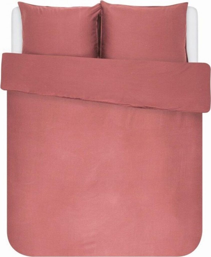Essenza Satin Bettwäsche-Garnitur Minte Farbe Dusty rose Größe 140x200+70x90