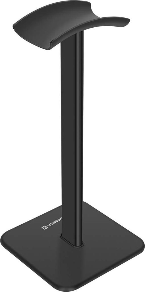 Swissten, Kopfhörerhalter Schreibtisch Minimal Design, Schwarz