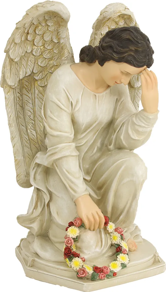 FADEDA Ange de la Fosse 41 cm Peint à la Main pour Crèche de Noël