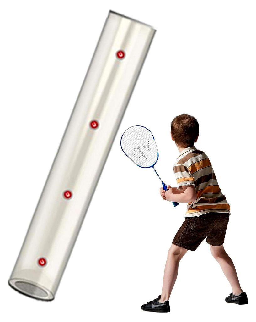 Röhre für Badmintonbälle - Magnetische Aufbewahrungslösung für Federbälle