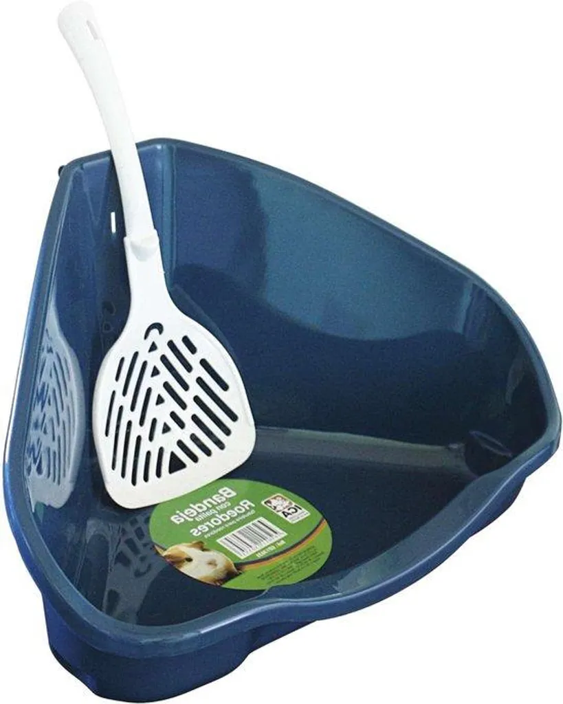 Litière chat compacte avec pelle GD13035 - Idéal petits appartements