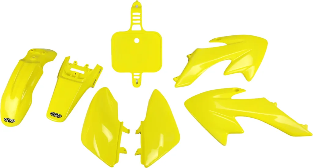 Kit plastique UFO Plast 7 pièces jaune pour Honda CRF 50 F 2004-2025