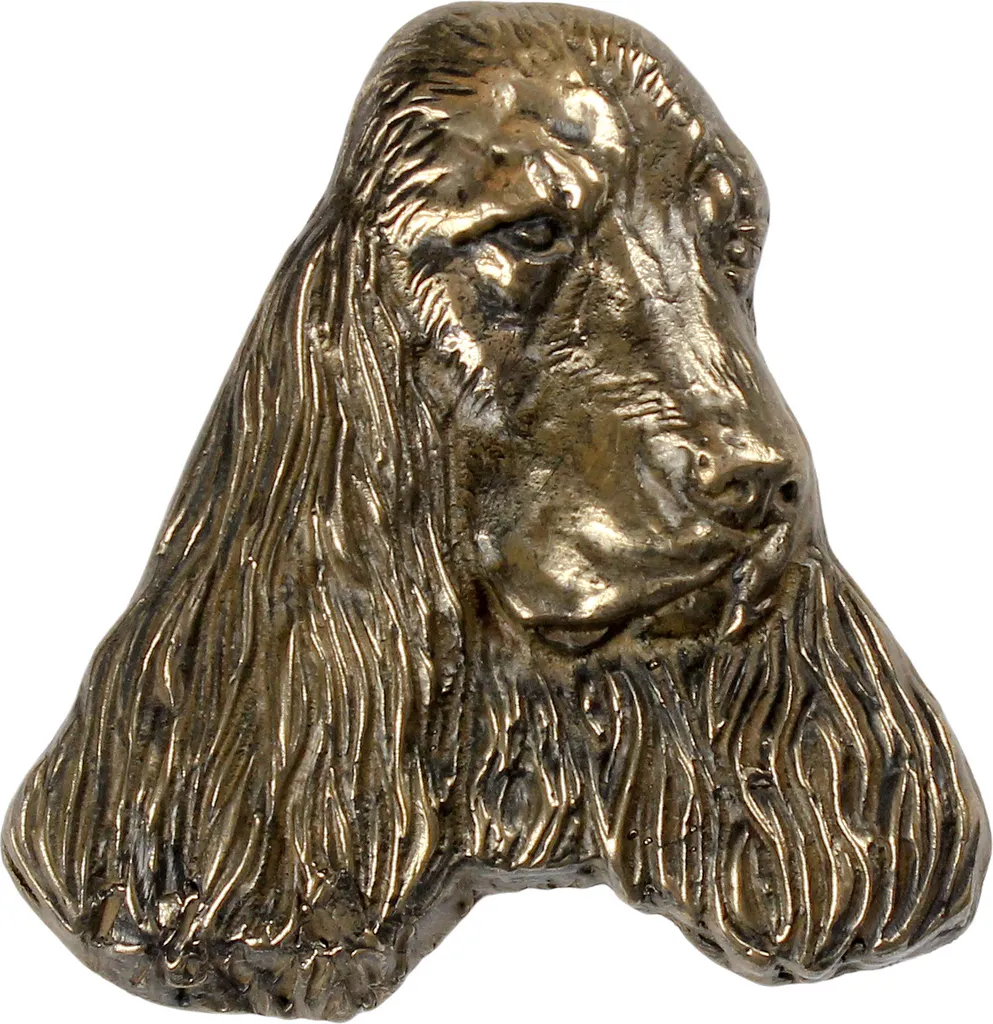 Placca Decorativa Cocker Spaniel Art-Dog - Bassorilievo Artistico in Bronzo