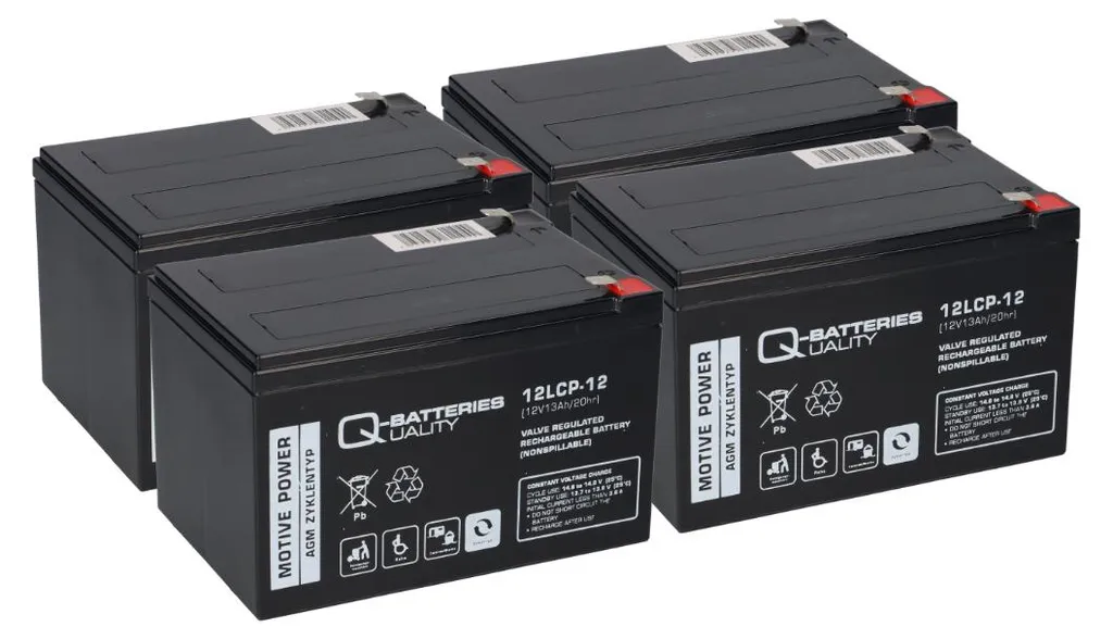 Batterie AGM 12V 13Ah 12LCP-12 - Haute Capacité pour eFlux 1600 Watt