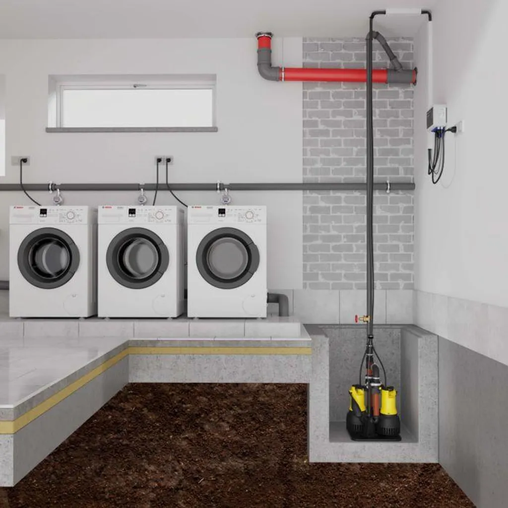 Jung EASYFIX 32 SINGLE Pompe Anti-Refoulement pour Évacuation Facile