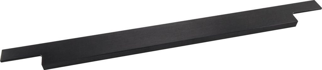 Furnipart Griffleiste Trim 995mm - Griff flach zum Einnuten, Aluminium schwarz matt