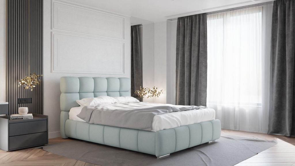 BLISS Polsterbett mit Bettkasten, mit Matratze CIRA (Multi, 7-Zonen, Kokos)
