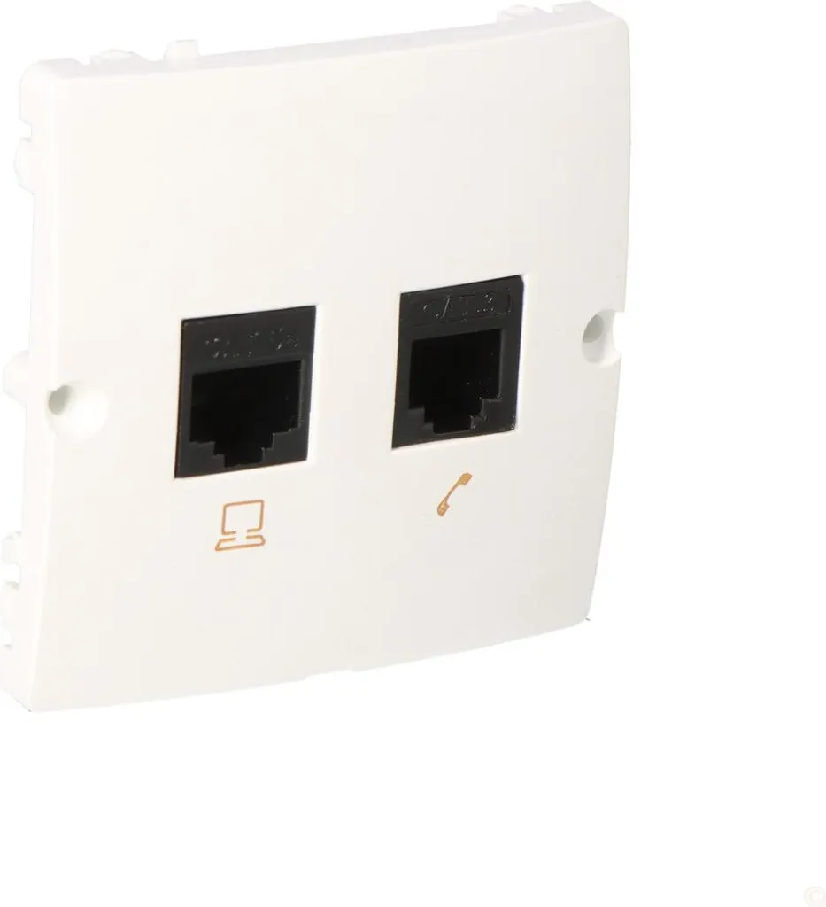 Cache pour Emplacement Vide Simon 54 Blanc BM5T.02/11 IP20 67 mm - 2