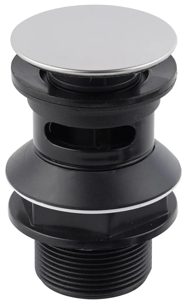 Bonde de lavabo automatique clic-clac universelle avec trop-plein G1 1/4
