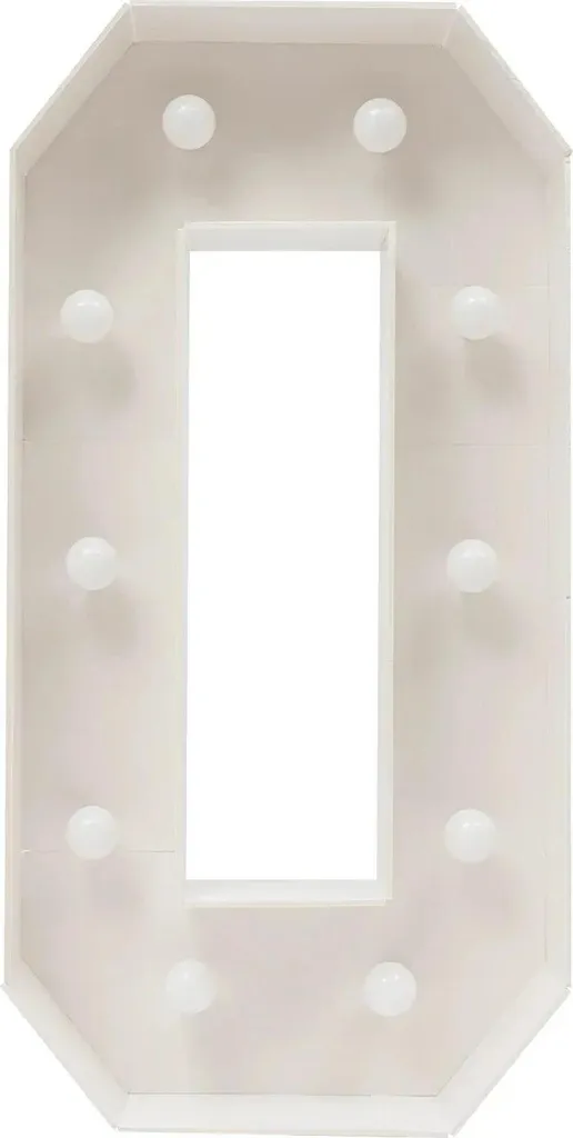 Chiffre Lumineux Géant 100 cm Blanc Chaud - Lampe Marquee 20 LED - 5