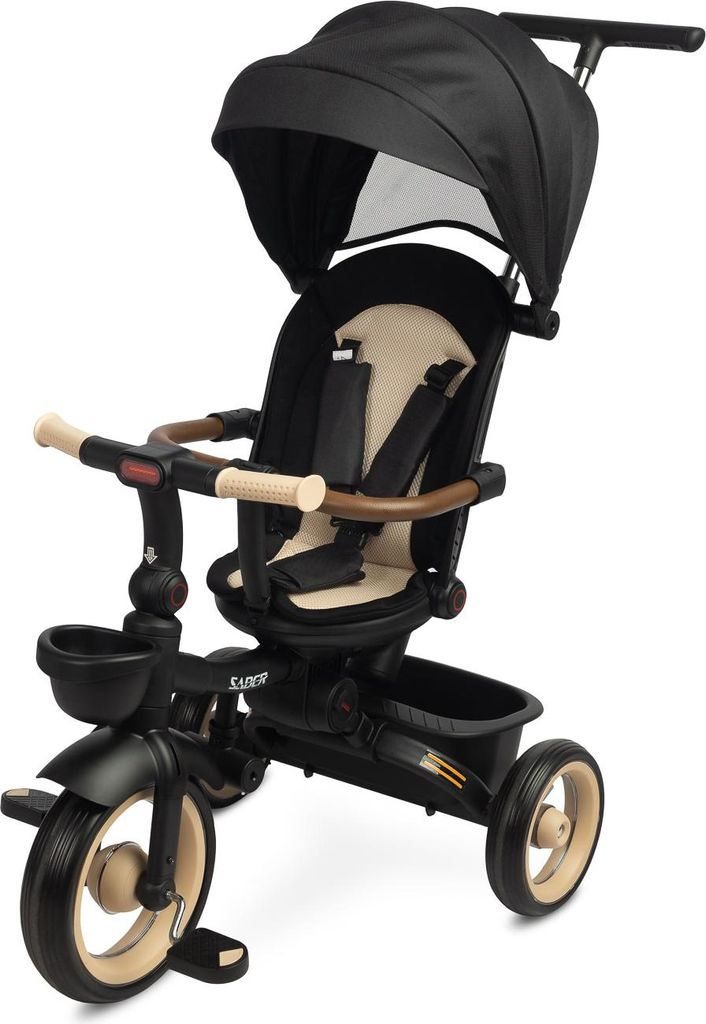 TOYZ 3-Rad-Fahrrad Kinder Saber Kleinkind-Fahrrad Kleinkind-Dreirad - Beige