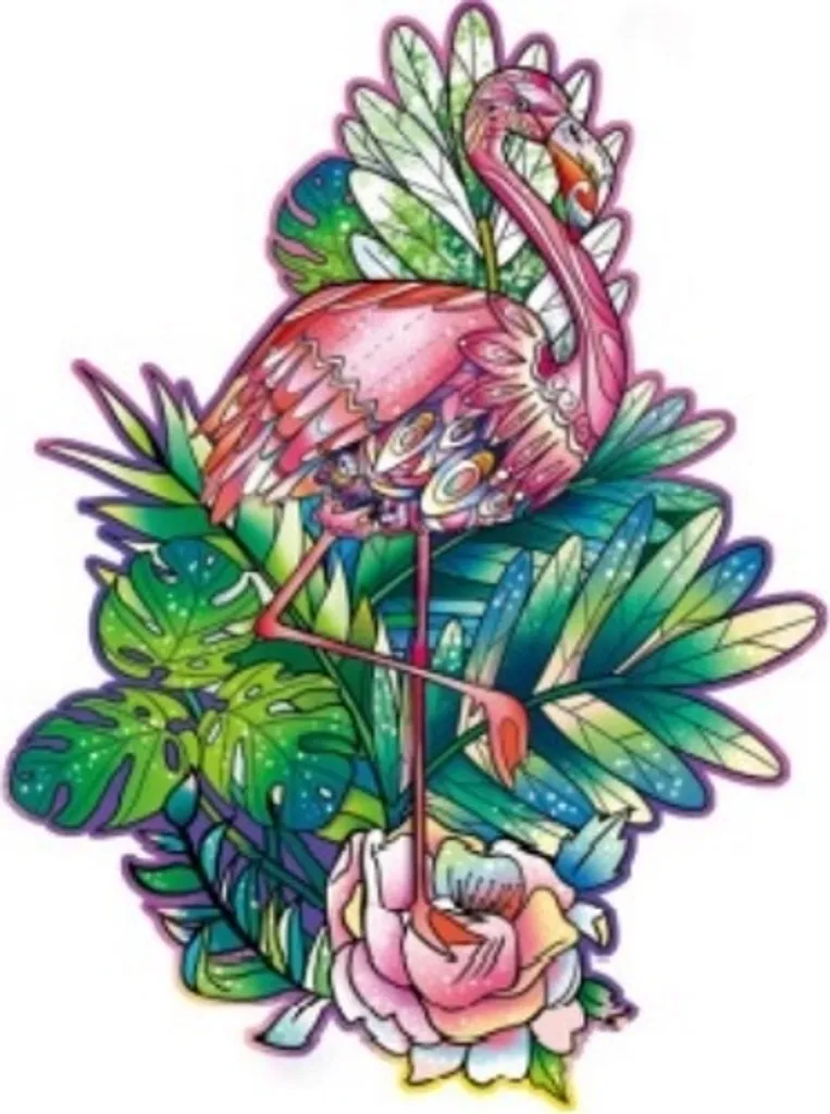 Puzzle en bois Flamant Rose Éveillez votre créativité Modèle KP22017