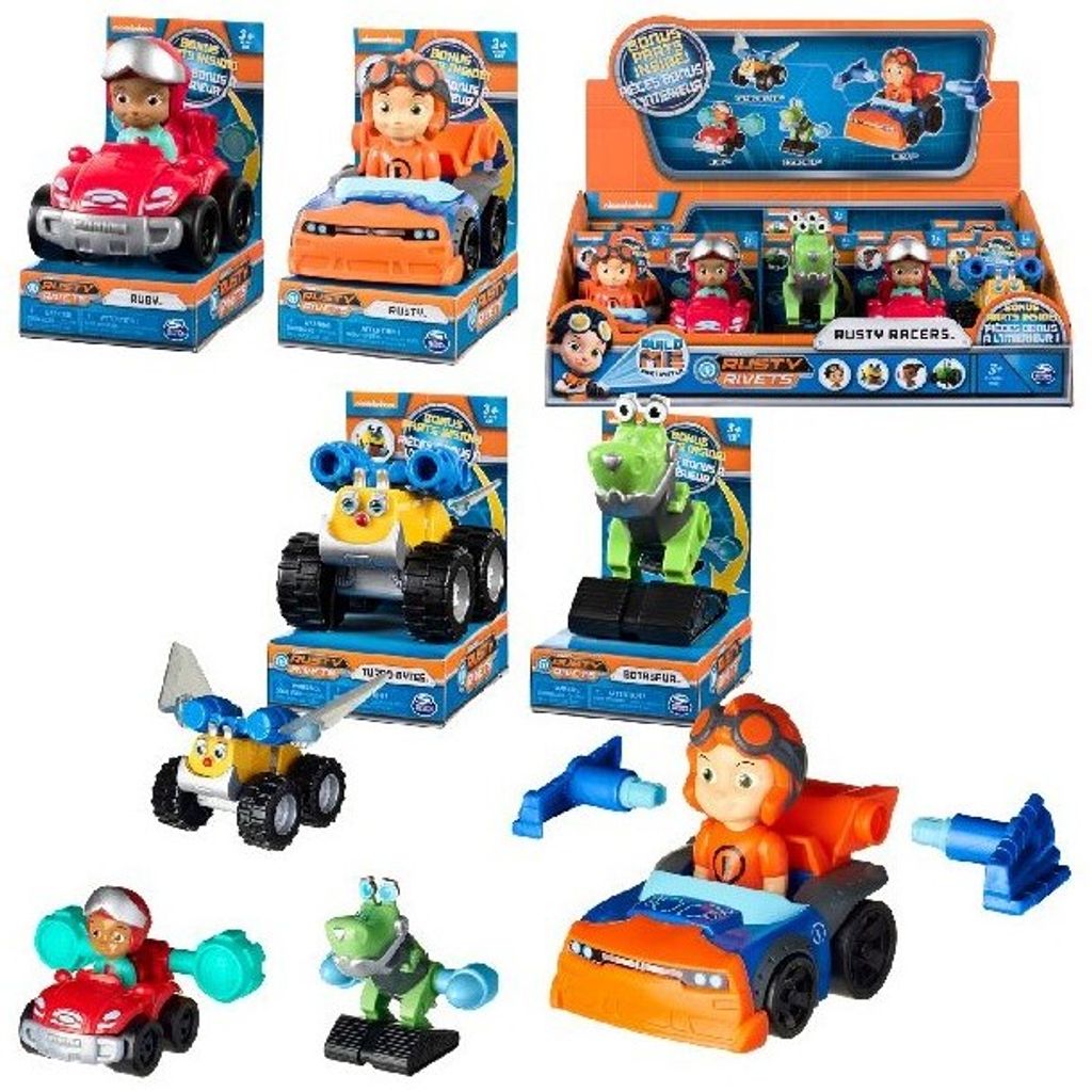 Rustiy Rivets Racers - Veicoli con figure e accessori di Immagine del prodotto 